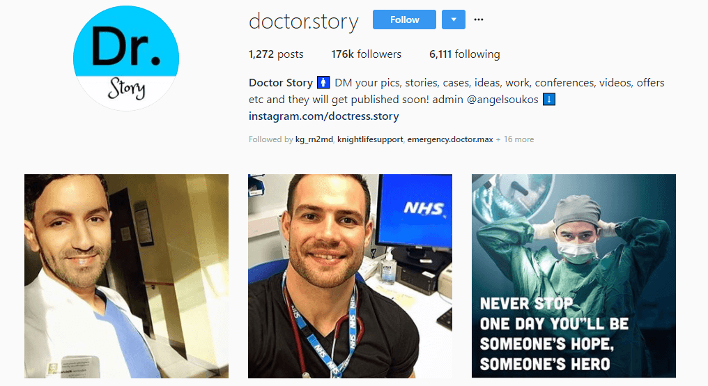 nurse biography instagram